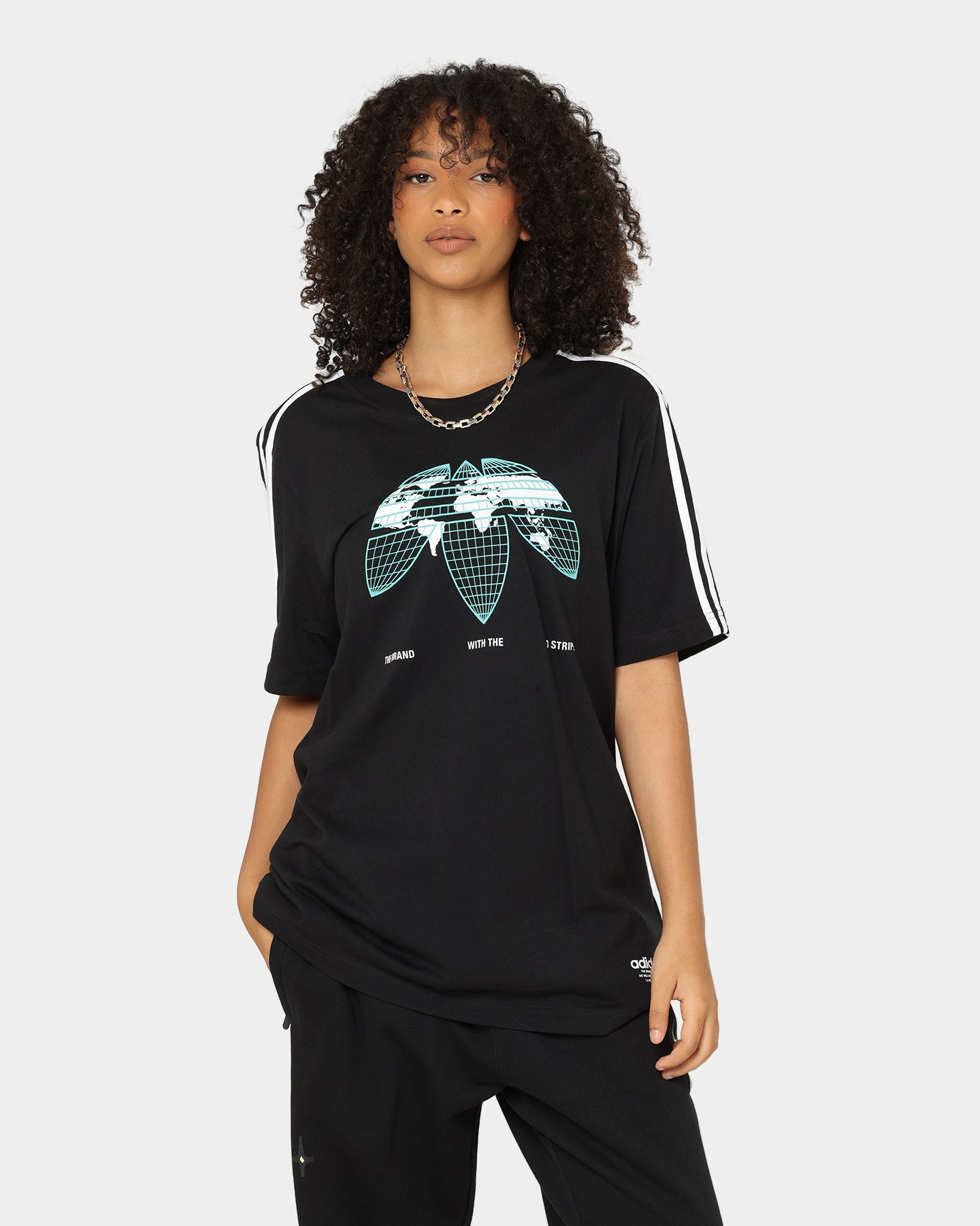 Adidas Graphics United T-Shirt for Men - Black Cotton Short Sleeve Tee - Casual Wear, Street Style & Gym Outfit