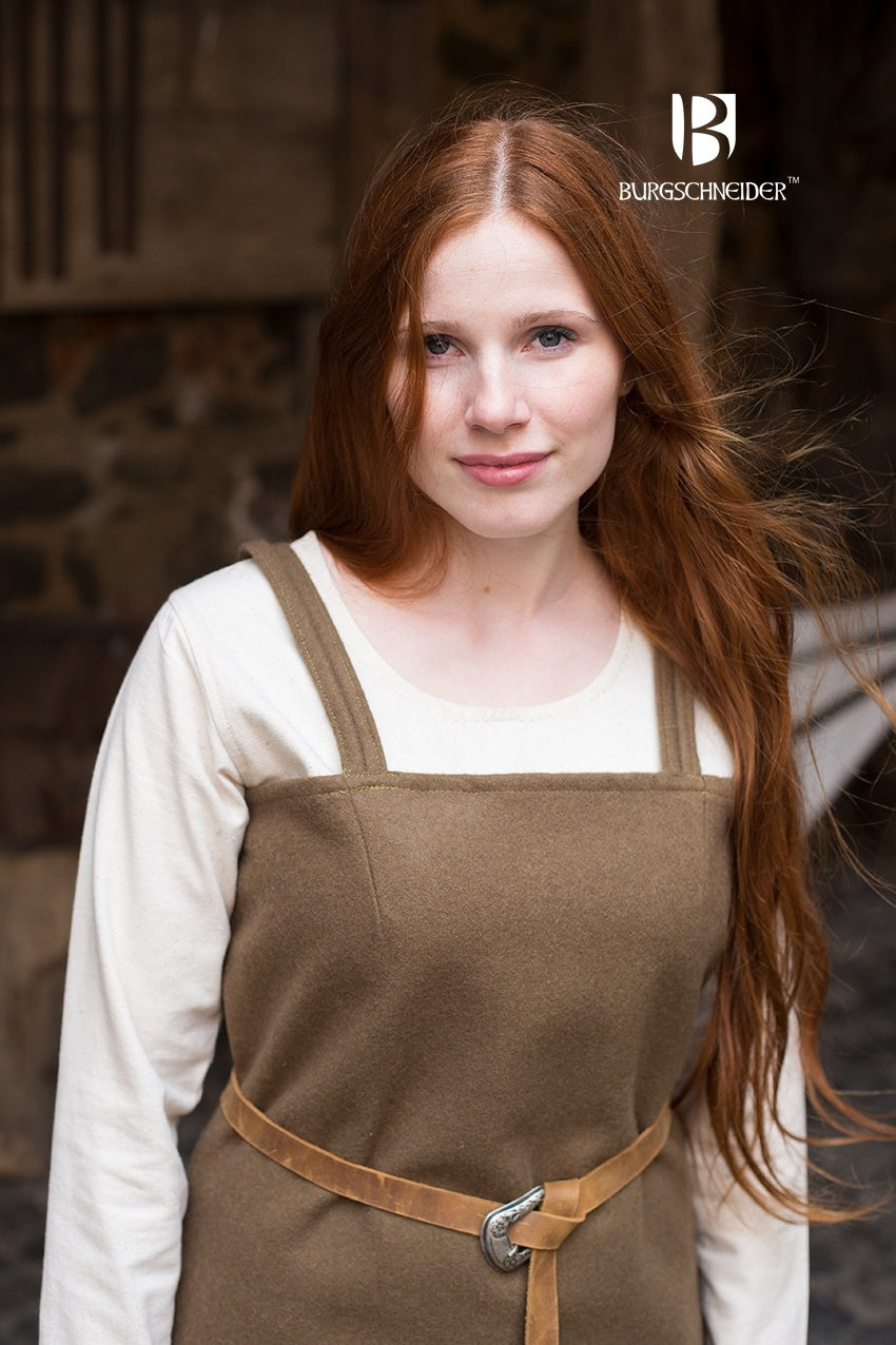 Viking Dress for Women - Medieval Norse Costume Jodis Autumn Green - Perfect for Halloween, Cosplay, and Renaissance Fairs
