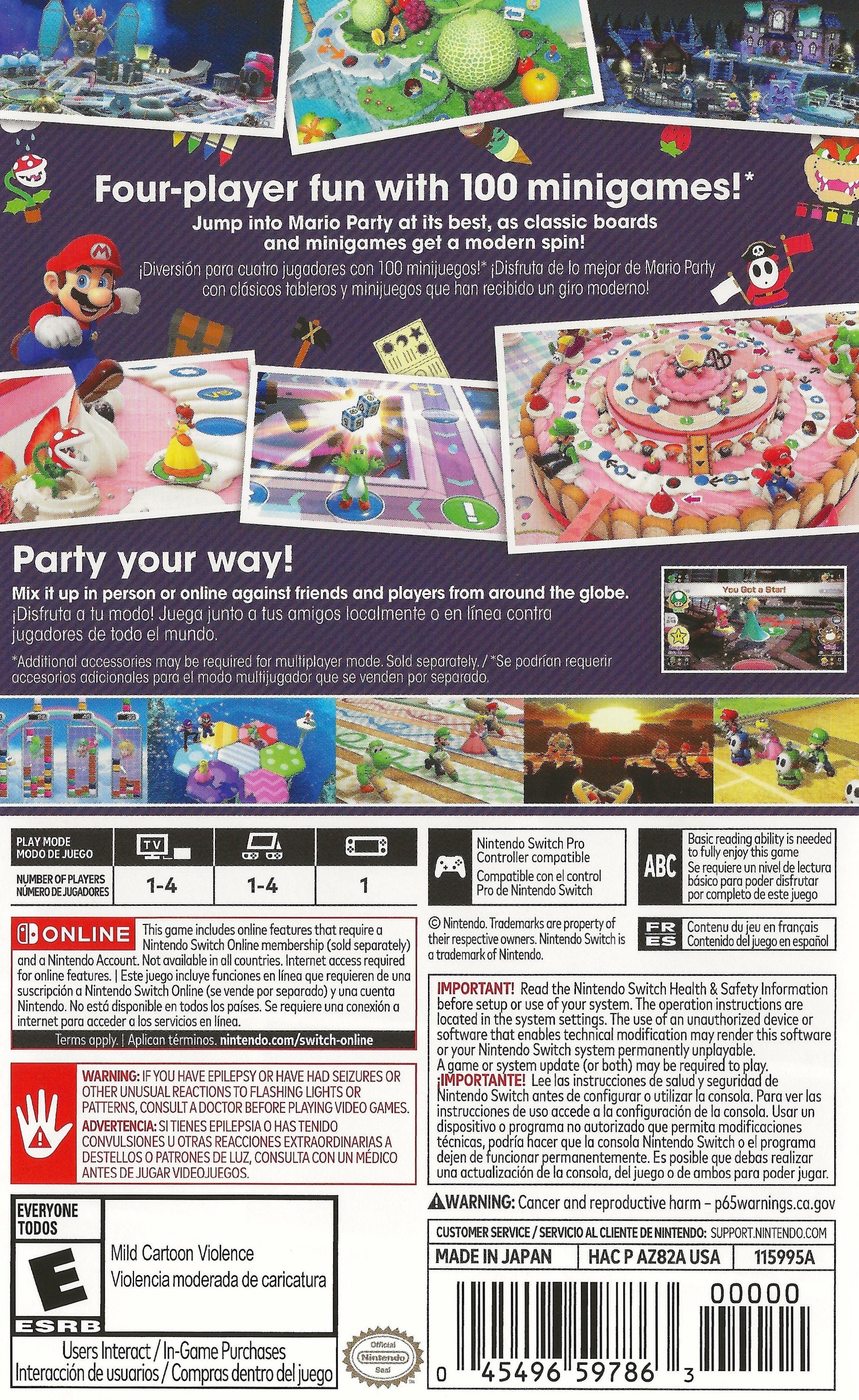 Mario Party Superstars - Nintendo Switch Game | Multiplayer Family Board Game for Kids & Adults | Perfect for Parties, Game Nights & Family Fun