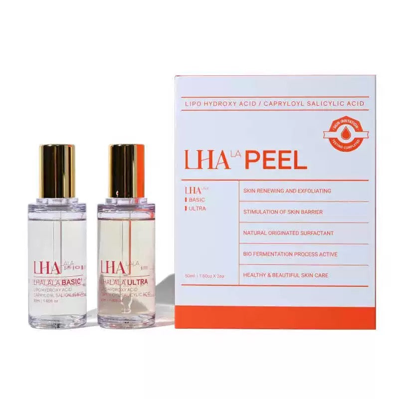 LHALALA 4th Generation Peel & Fill Set - 50ml Basic + 50ml Ultra Facial Mask for Skin Rejuvenation (20-25 Uses) | At-Home Spa Treatment for Glowing Skin