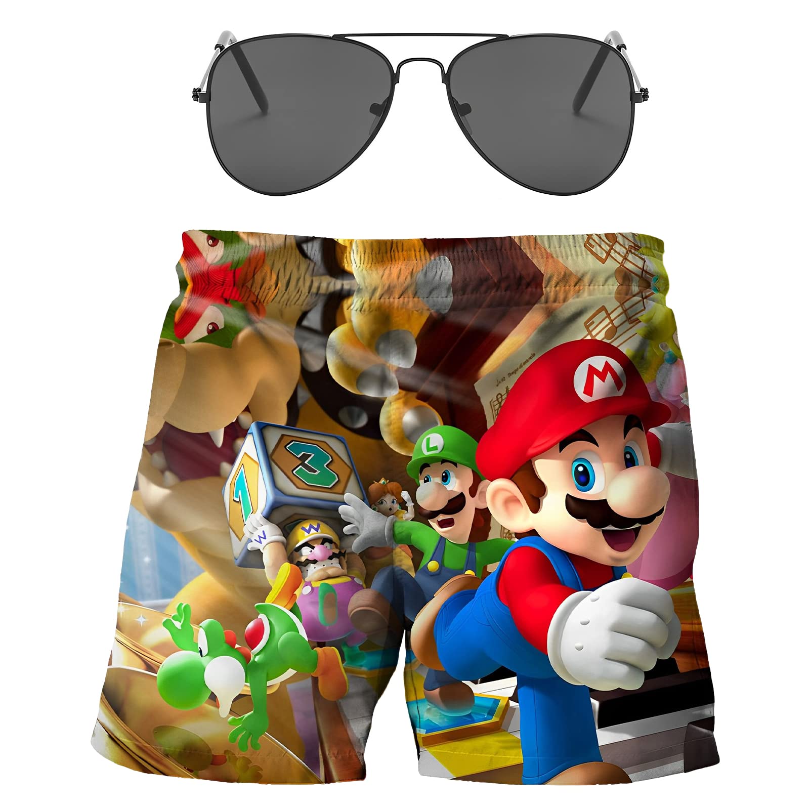 **Boys Swim Trunks for Toddlers & Kids - Quick-Dry UPF 50+ Swim Shorts for Beach, Pool & Water Play**