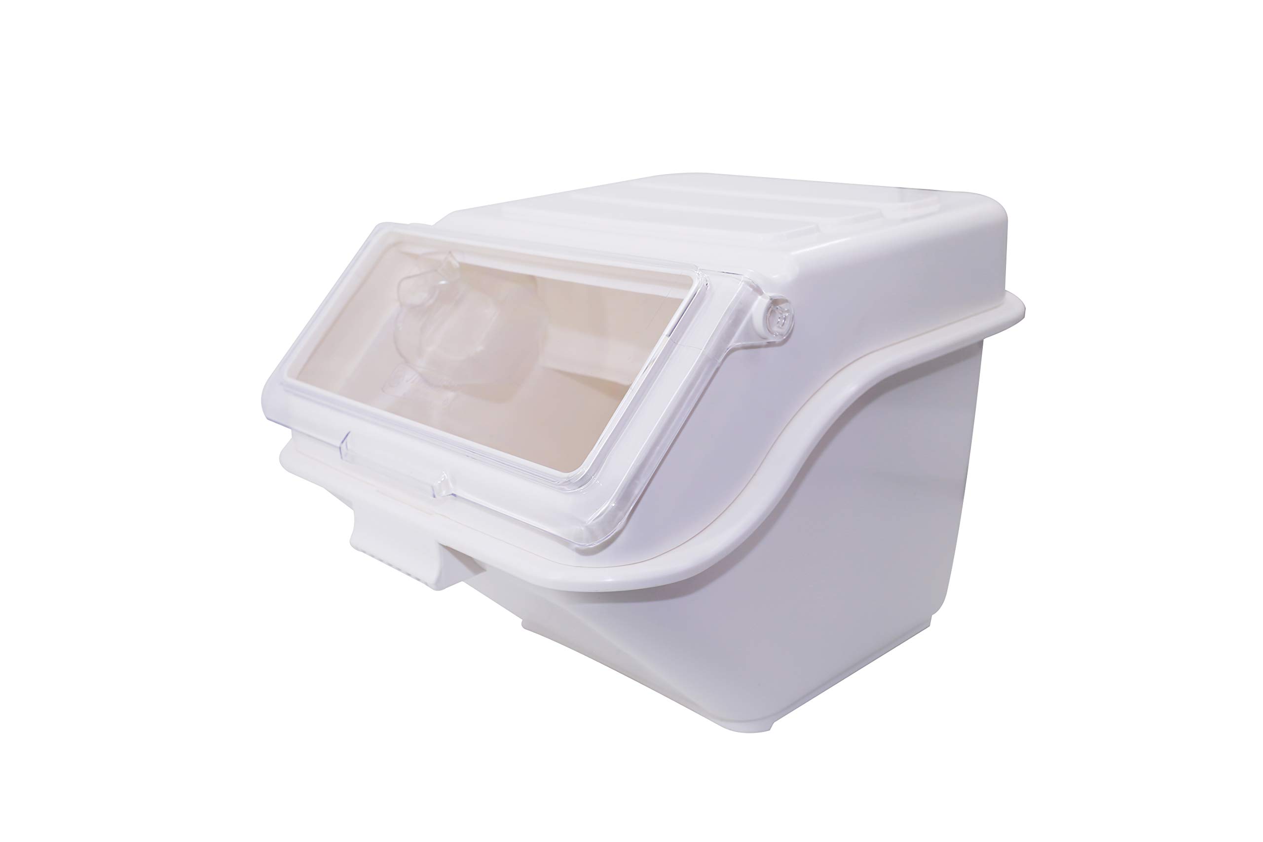 CMI Commercial ProSave 8.8 Gallon (35 Qt) Food Storage Bin with Scoop - Airtight Bulk Container for Flour, Dog Food, Rice & Dry Goods - Ideal for Home Kitchens, Restaurants & Long Term Food Storage