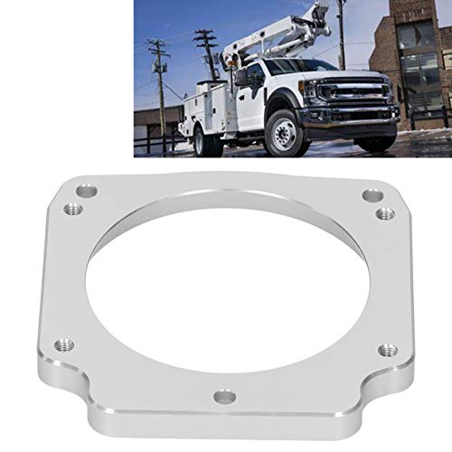 High-Performance Aluminum Alloy Throttle Body Adapter Kit for LS Engine Trucks - Includes 2 Gaskets & 7 Screws - Durable & Rugged Design for Enhanced Engine Performance - Perfect for Upgrades & Repairs
