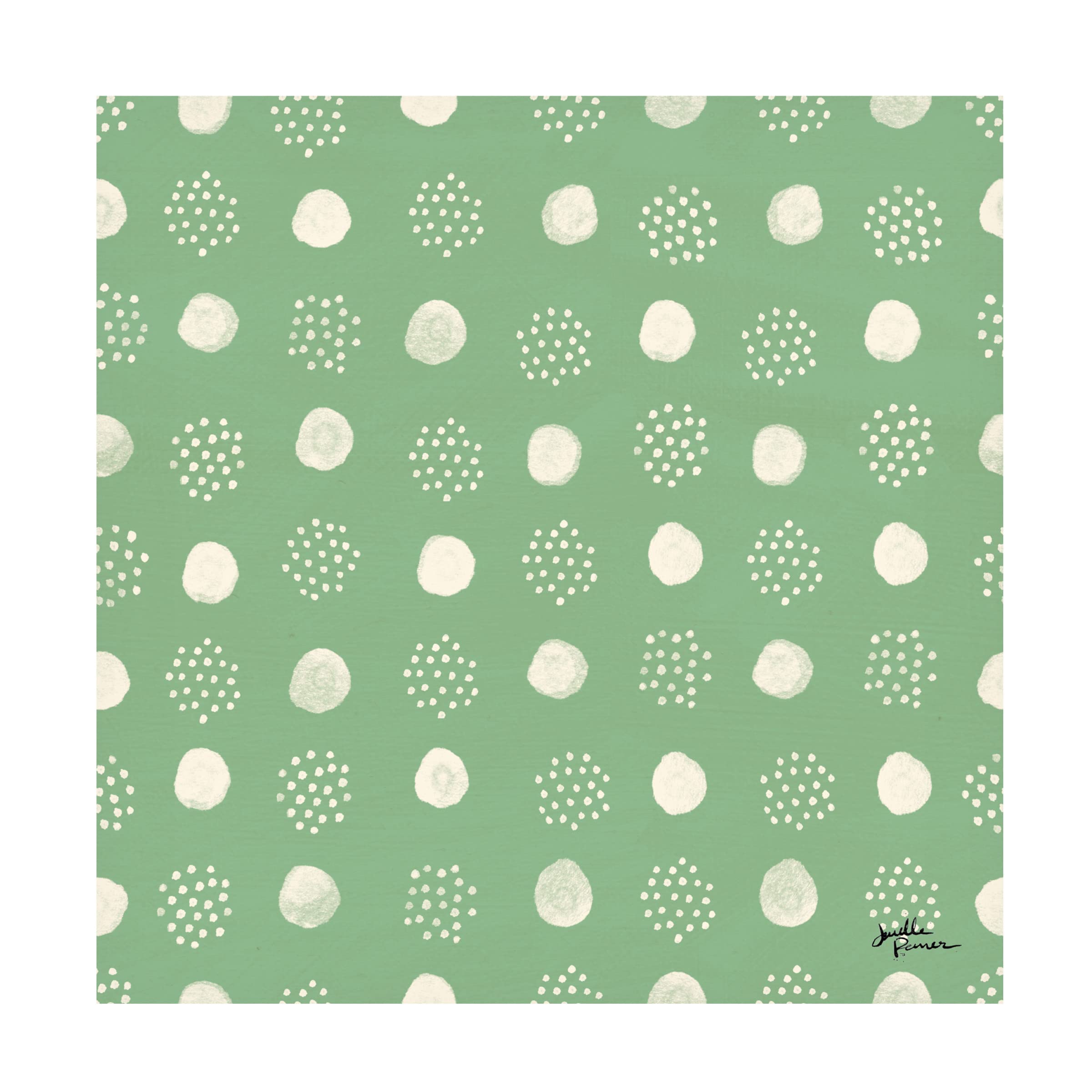 Janelle Penner Spring Botanical Pattern VIC Canvas Art Print - Floral Wall Decor for Living Room, Bedroom & Office - Trademark Fine Art Collection