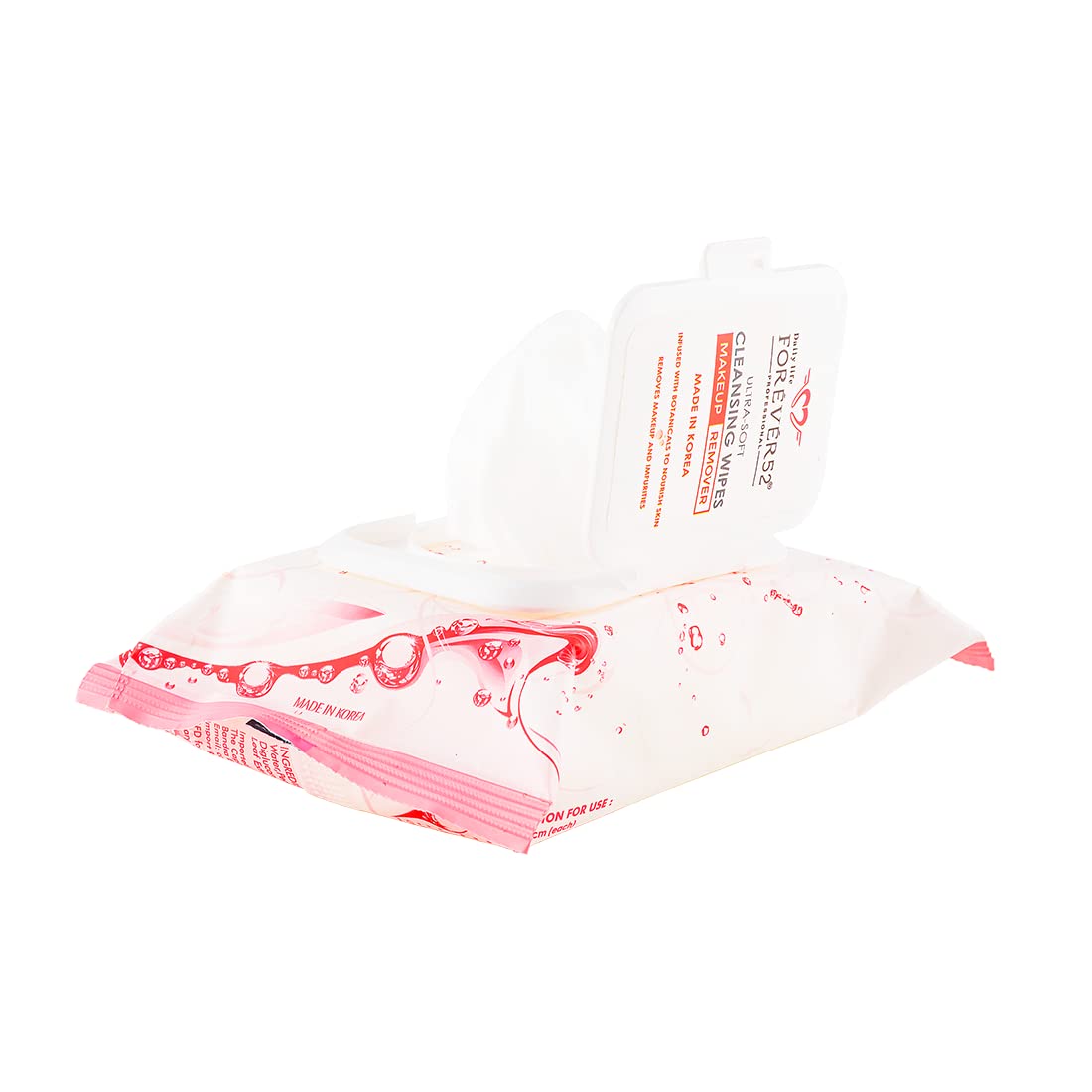 Forever52 Ultra Soft Hydrating Face Cleansing Wipes - Gentle Makeup Remover & Skin Refresher | Paraben & Alcohol Free | Perfect for Travel, Gym & Daily Skincare Routine