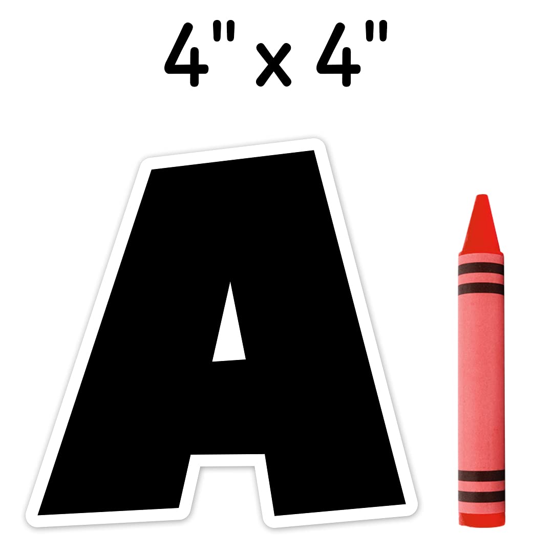 CTP Bold Black Punch-Out Letters for Classroom – Essential Homeschool Supplies & Teacher Decorations – Top Back To School Supplies (1949) – Perfect for Bulletin Boards, DIY Crafts, and Classroom Displays