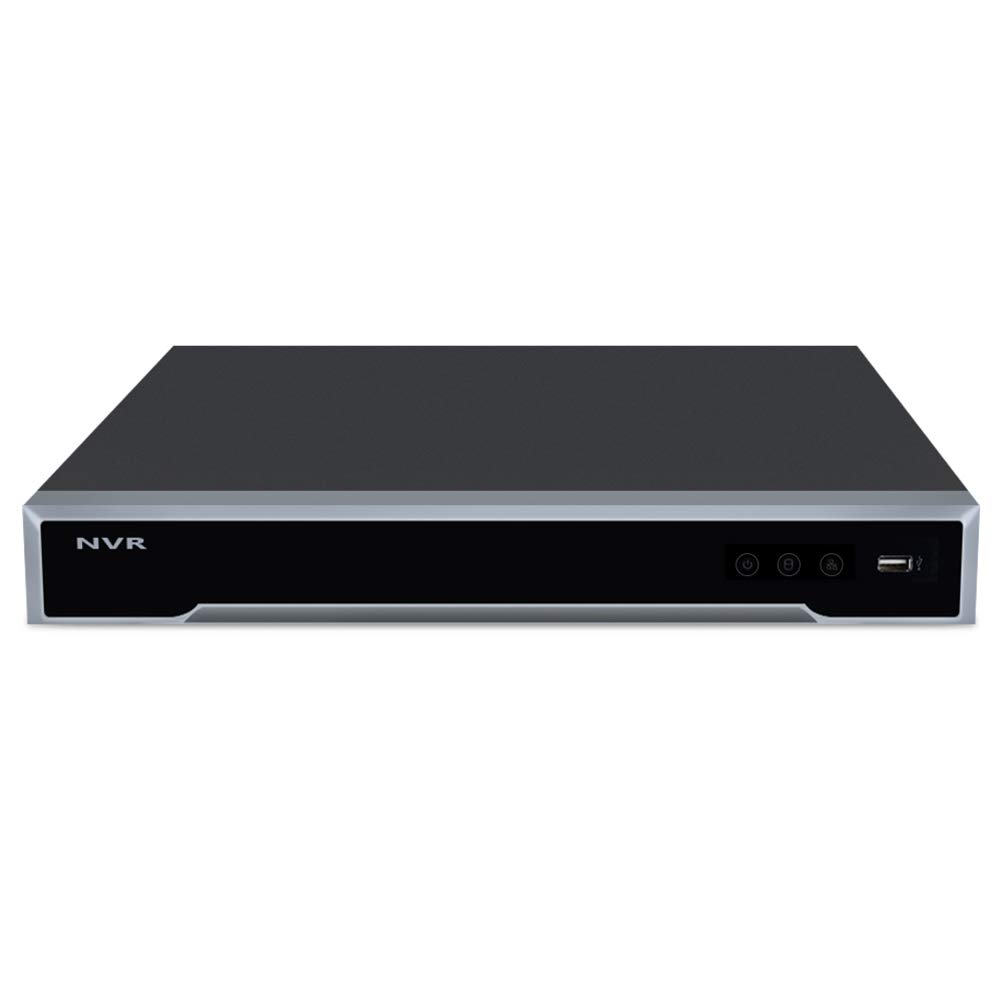 8CH 4K IP Network Video Recorder (NVR) - DS-7608NI-I2/8P with 8-Port POE, H.265+/H.264+, 12MP Resolution, Plug & Play, HDMI & 2 SATA Ports (HDD Not Included) - Ideal for Home Security, Business Surveillance & CCTV Systems