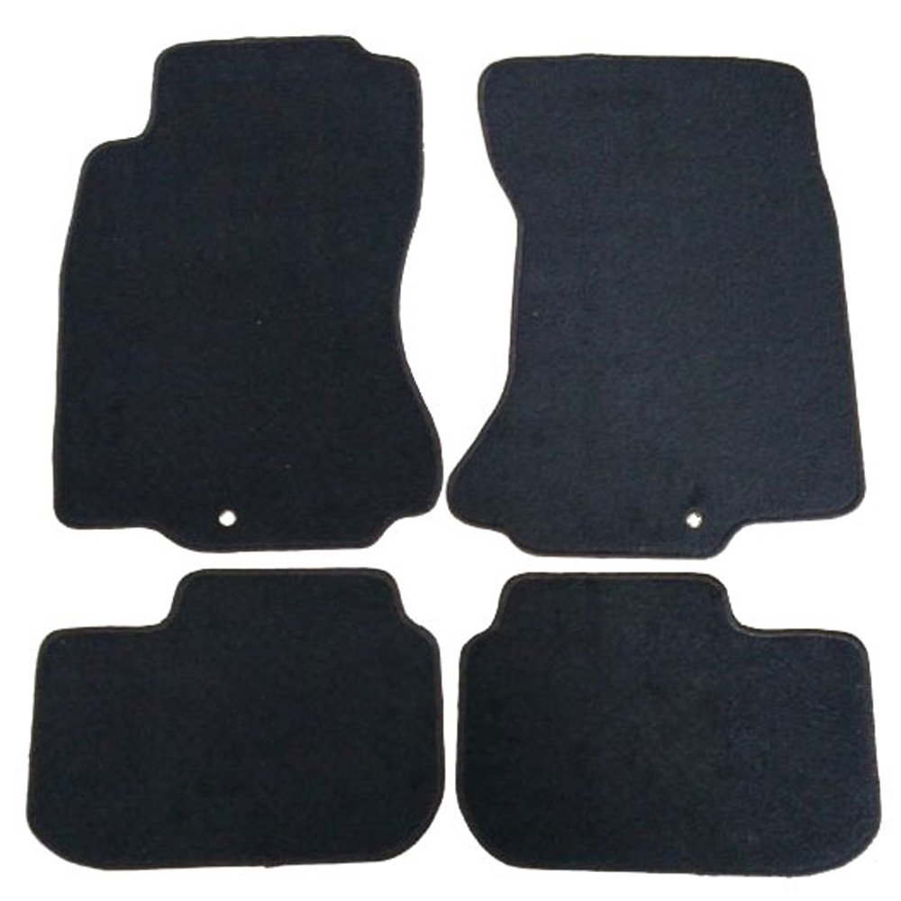 IKON MOTORSPORTS Custom Fit Car Floor Mats for 1990-1996 Nissan 300ZX - Front & Rear All-Weather Nylon Mats | Perfect for Daily Driving, Road Trips & Car Protection