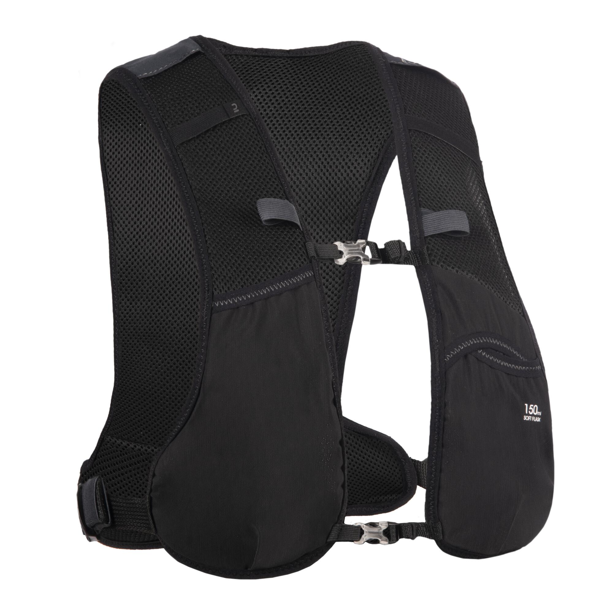 Kiprun Essential 5L Trail Running Hydration Vest with 1L Water Bladder - Lightweight Hydration Pack for Hiking, Marathon & Outdoor Adventures