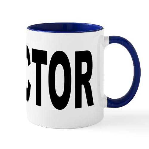 White/Navy Inside - Director Mug