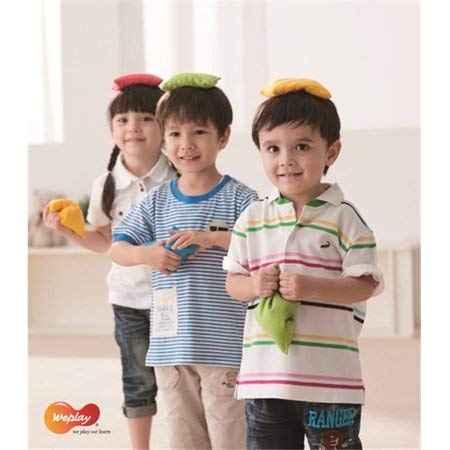 Play Time Bean Bags - Multi Color Kids Floor Seating for Playroom, Classroom & Indoor Activities | Soft Comfortable Beanbag Chairs for Children