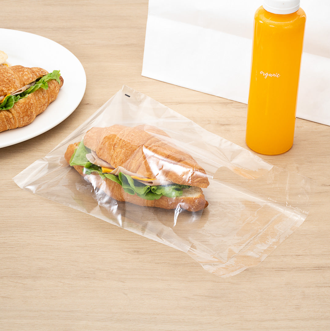 Clear Plastic Self-Sealing Lip & Tape Bags - 10x8 Inches (100 Count) for Food Storage, Crafts & Organization | Resealable Zipper Pouches