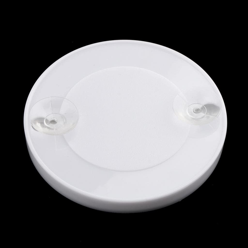 Milageto 10x Magnified Suction Cup Makeup Mirror - White | Hands-Free Vanity Mirror for Bathroom, Bedroom & Travel | Fogless Shaving & Cosmetic Mirror with Strong Suction