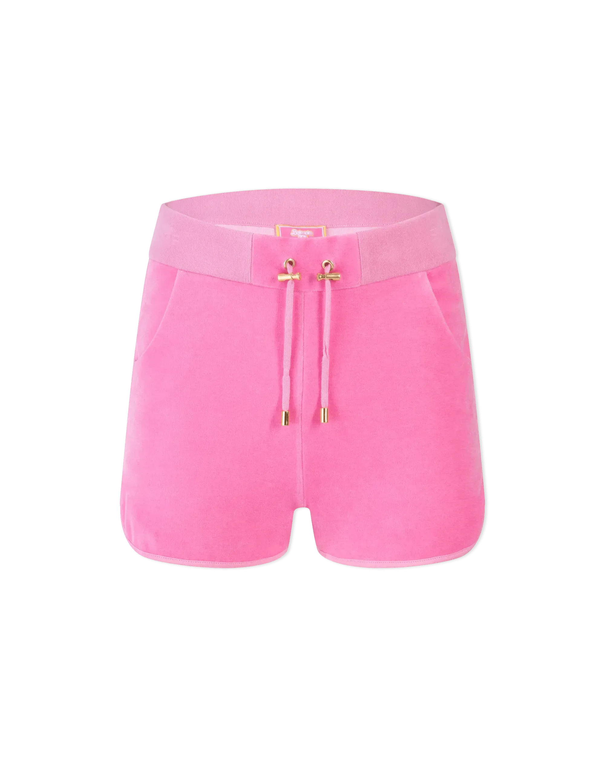 Balmain X Barbie Velvet Shorts for Women - High Waist Fashion Shorts with Logo - Perfect for Parties, Concerts & Summer Outfits