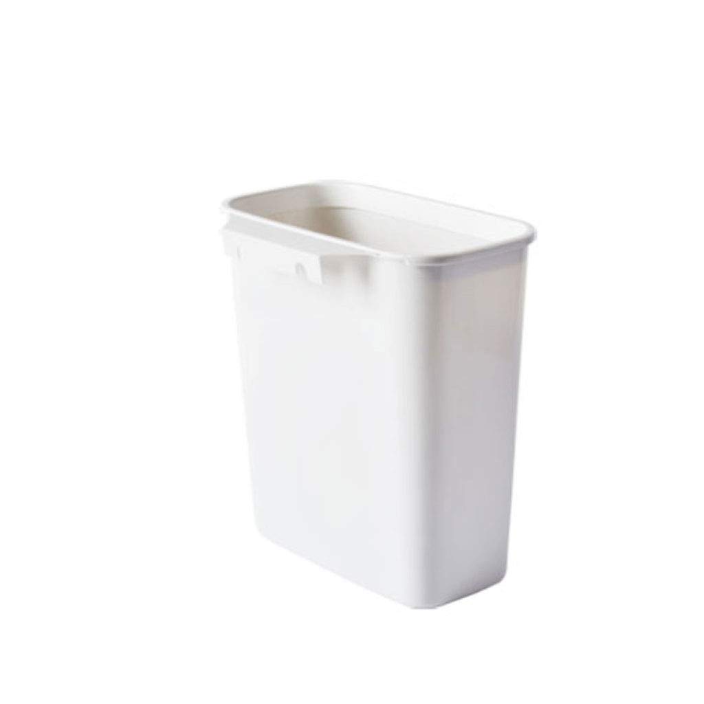 Zxb-Shop Wall Mounted Trash Can - Creative Kitchen & Bedroom Storage Bin, Space Saving White Garbage Can for Home, Office, Bathroom | Perfect for Small Spaces & Organized Living
