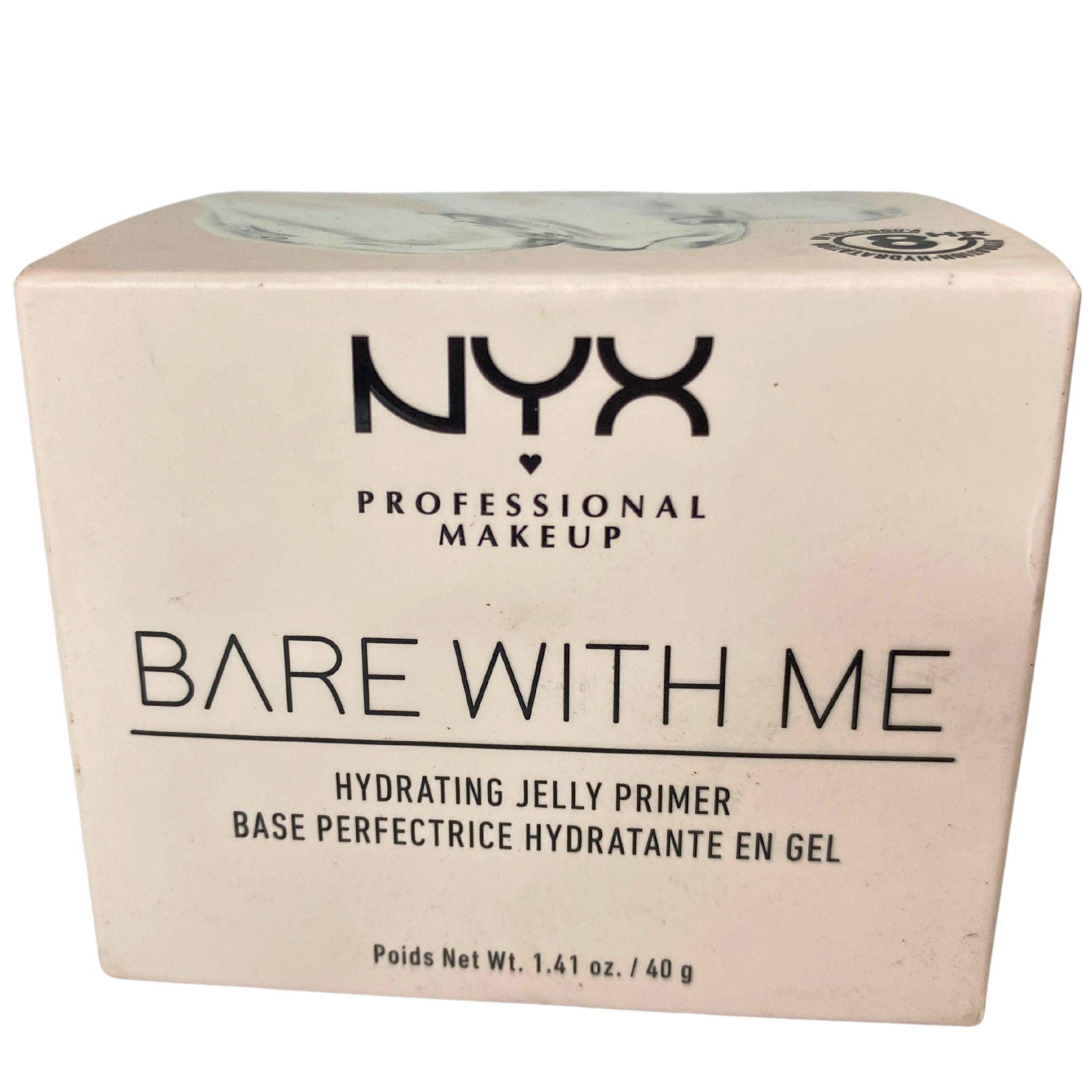 NYX Professional Makeup Bare With Me Hydrating Jelly Primer 1.41OZ (25 Pcs Bulk) - Vegan Face Primer for Smooth, Dewy Makeup Application - Perfect for Daily Use & Special Occasions