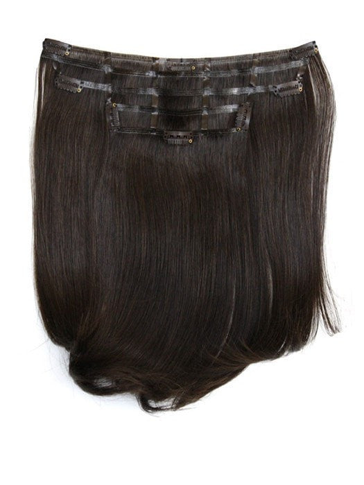 16 Fine Line Clip In Volumizer Hair Extensions (1pc) - Natural Look for Thin Hair | Perfect for Weddings, Parties & Daily Styling