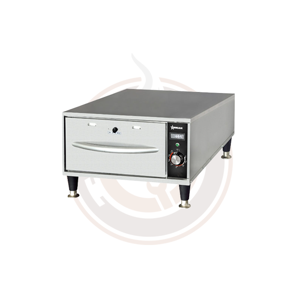 Omcan 120V 450W Single Freestanding Narrow Drawer Warmer - Perfect for Restaurants, Cafes & Commercial Kitchens (Model 47546)