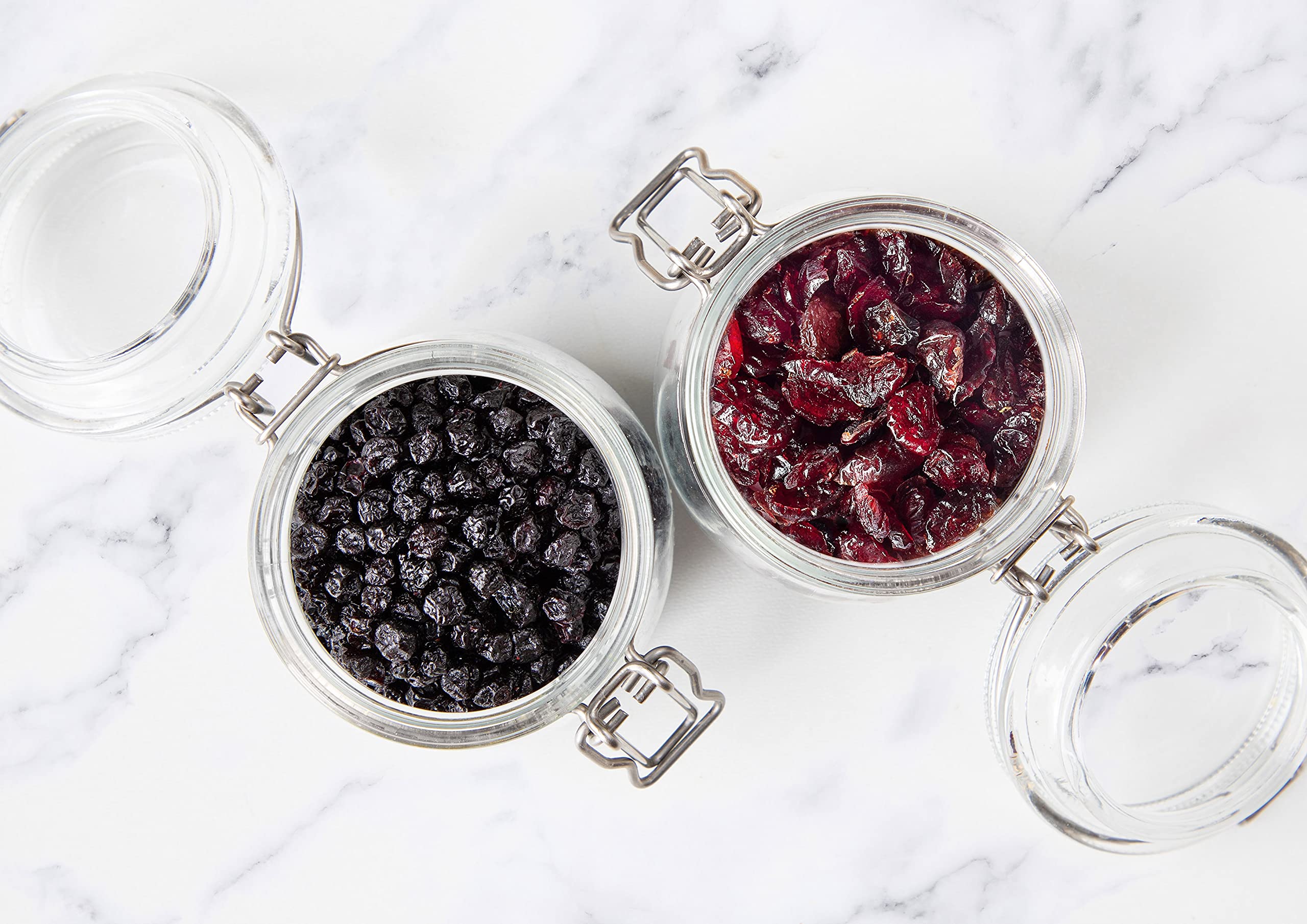 Food to Live Organic Essential Berries Mix - 18 lbs Non-GMO Dried Blueberries & Cranberries, Unsulfured, Kosher | Gently Infused with Organic Sugar & Lightly Coated with Sunflower Oil | Perfect for Smoothies, Baking, Snacking & Healthy Breakfast Bowls