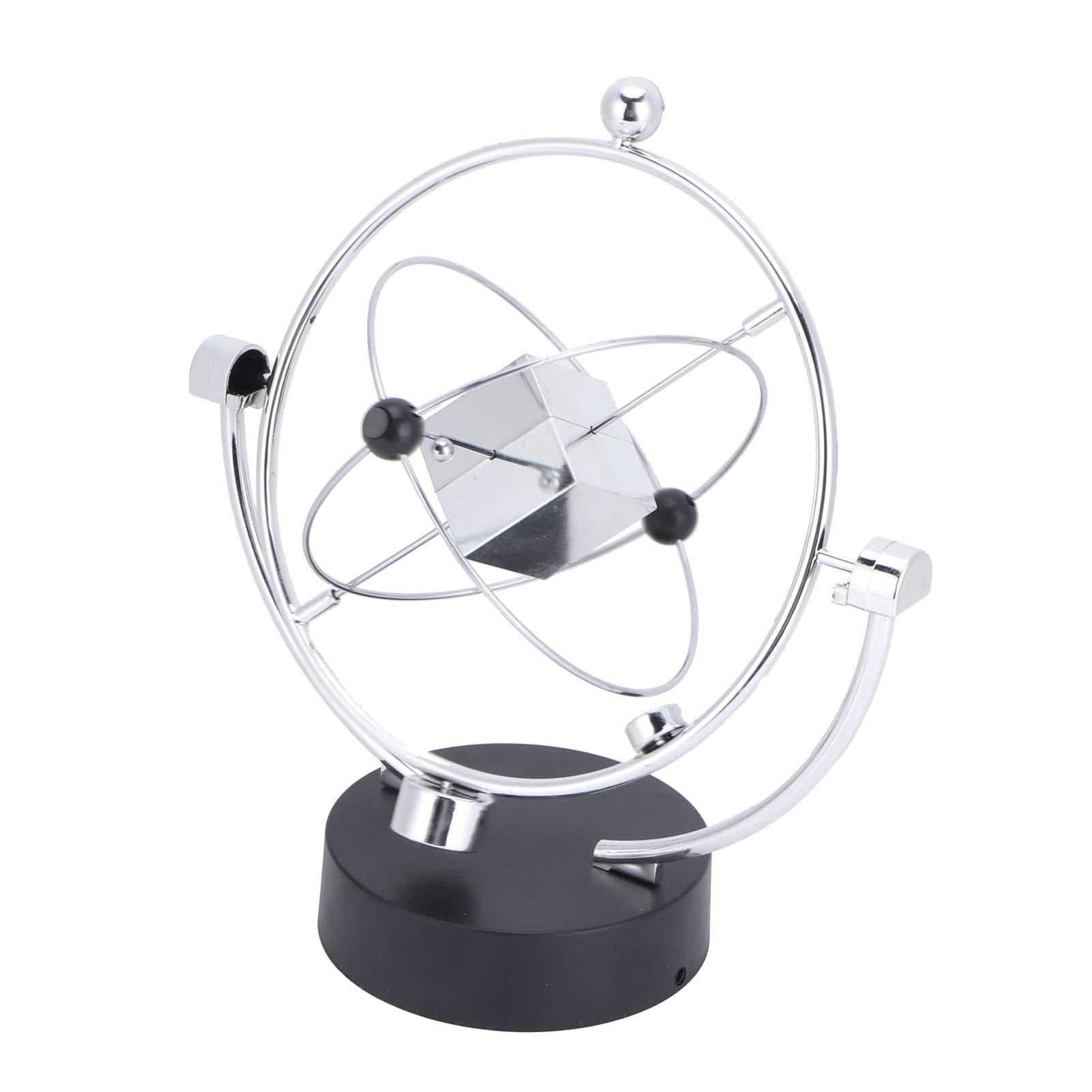 JINDI Perpetual Motion Desk Toy - Durable ABS Energy-Saving USB & Battery Powered Office Decor - Perfect for Desk, Bookroom & Stress Relief