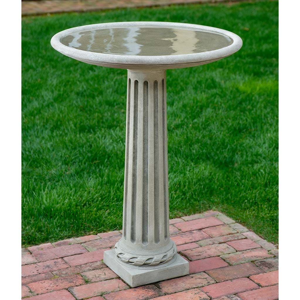 Campania International Empire Birdbath - Classic Garden Decor for Outdoor Bird Watching & Landscape Design