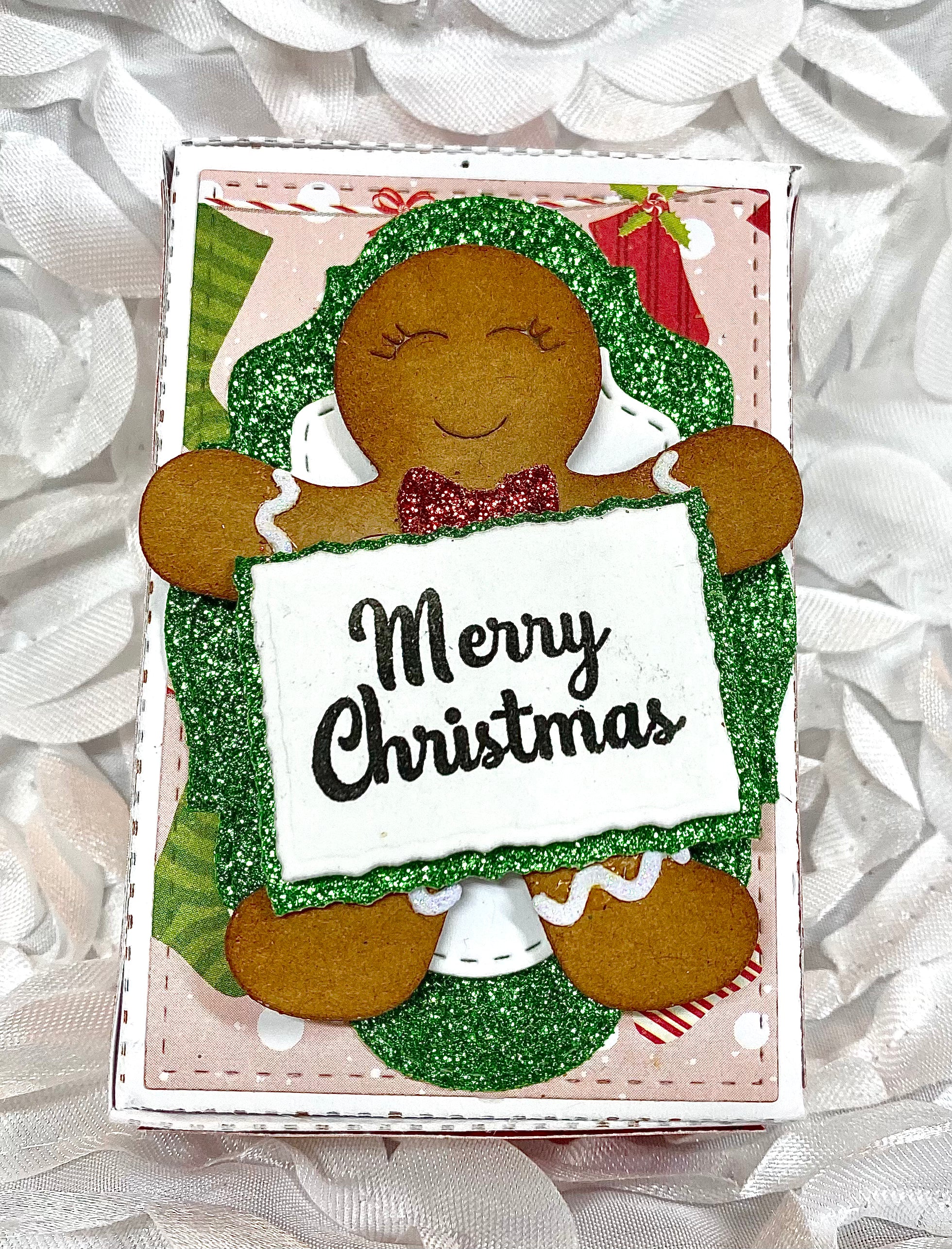 Gingerbread Stamp & Die Set for Christmas Cookies - Holiday Baking, DIY Crafts, and Scrapbooking Decorations