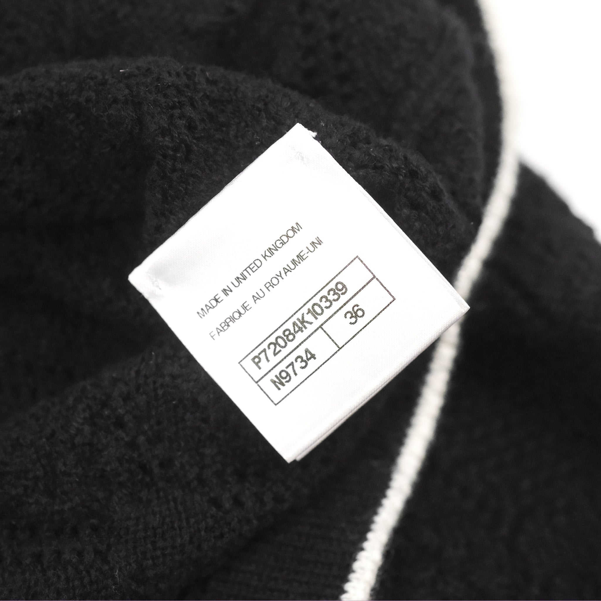 Chanel Black & White Cashmere Cardigan Women's Sweater 22C Collection | Luxury Knitwear for Fall & Winter | Perfect for Office, Dinner Dates & Holiday Parties