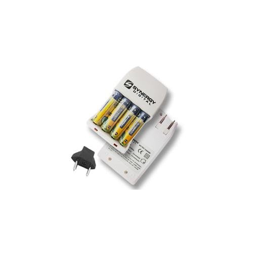 Fujifilm Finepix S2950 Digital Camera Replacement Battery & Charger Kit - 4 x 2800mAh NiMH AA Rechargeable Batteries with Fast Charger - Perfect for Travel, Photography & Backup Power
