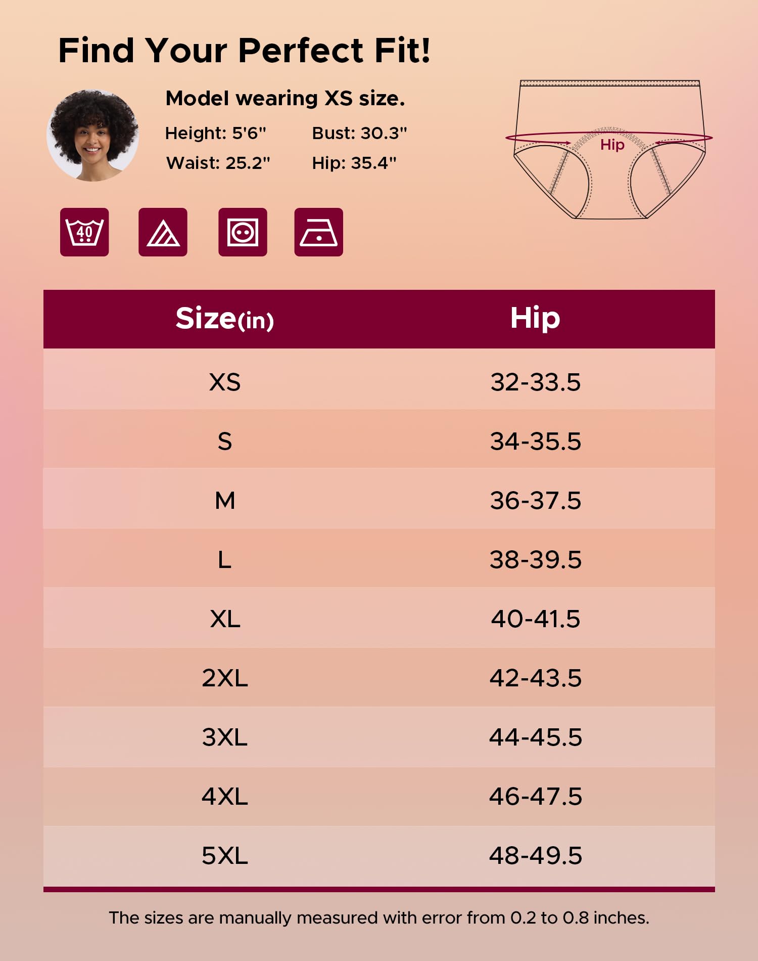 INNERSY Women's Period Underwear - 3 Pack Absorbent Hipster Panties for Teens, Postpartum & Menstrual Protection | Leak-Proof, Comfortable & Reusable | Perfect for Overnight, Workout & Daily Wear