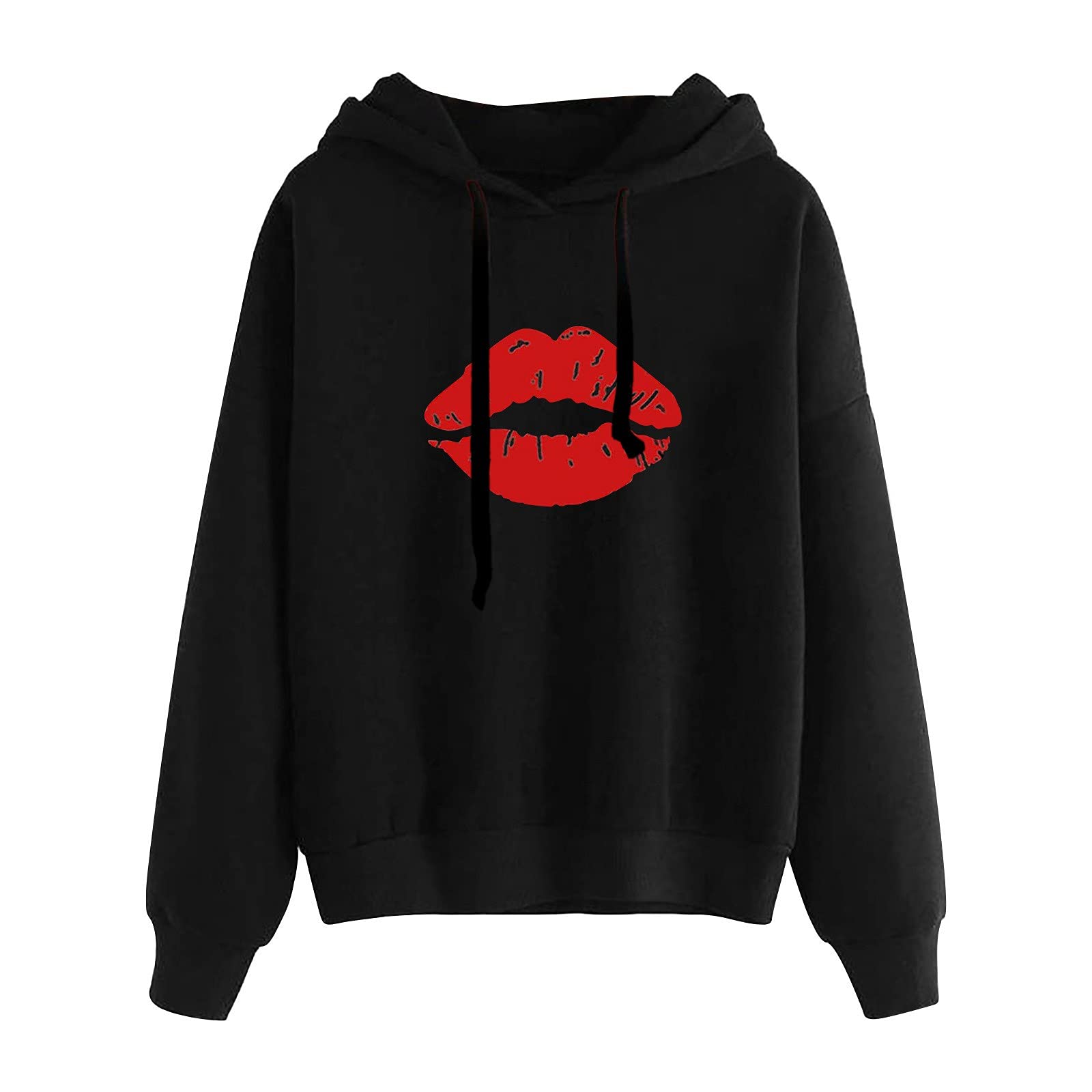 Posijego Women's Fall Winter Long Sleeve Hooded Sweatshirt - Trendy Graphic Pullover for Casual Wear | Cozy Outfit for Autumn, Winter & Layering