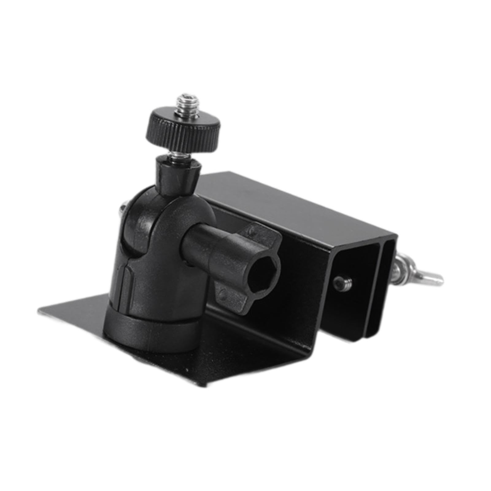 Weatherproof Aluminum Alloy Gutter Mount Bracket for Solar Panels - Heavy Duty Flexible Outdoor Stand (Black) | Perfect for RV, Boat, and Off-Grid Solar System Installations