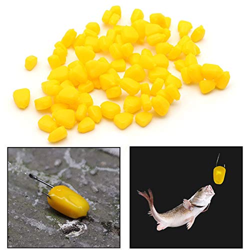 **50Pcs Artificial Carp Fishing Baits - Soft Fake Corn Lures with Flavor for Freshwater Fishing | Outdoor Fishing Gear for Carp, Catfish & Bass**    *(Perfect for freshwater fishing, lake fishing, pond fishing, and carp baiting – ideal for anglers targeting carp, catfish, and bass with realistic corn attractants.)*