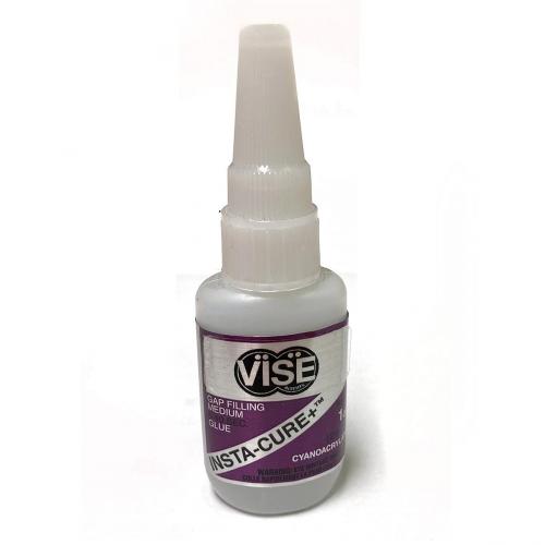Vise Grip Insta Cure Super Glue - 1 oz Purple with Safety Pin Cap - Fast Bonding Adhesive for Crafts, Jewelry, Wood & Metal Repairs