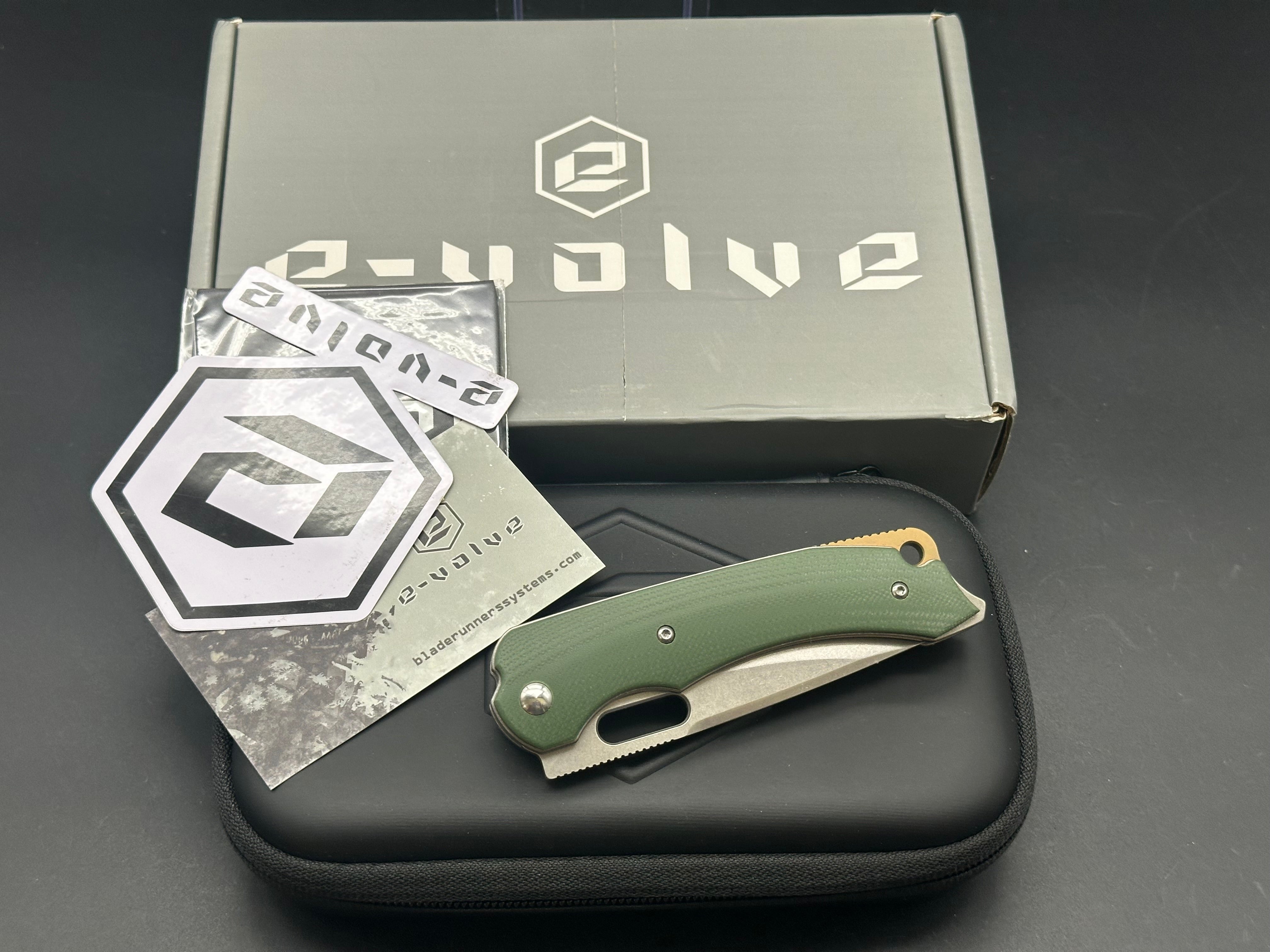 BRS E Volve Navajo Liner Lock Folding Knife - 3.5