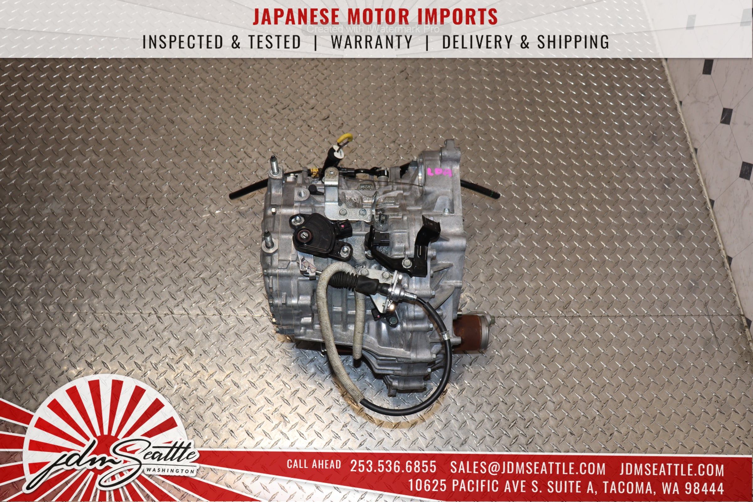 JDM 10-11 Honda Insight Hybrid CVT Automatic Transmission LDA MF6 - Replacement Part for Smooth Gear Shifting & Fuel Efficiency Upgrade
