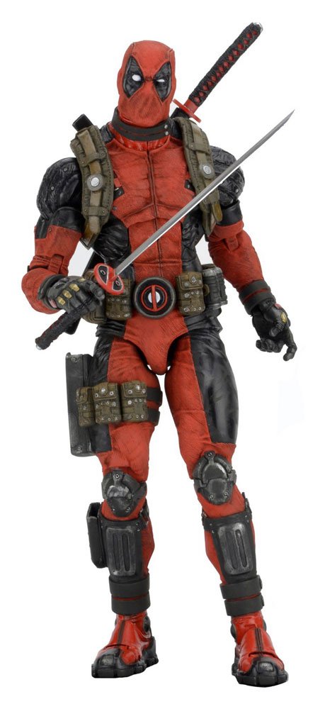 NECA Marvel Classics Deadpool 1/4 Scale Action Figure - Highly Detailed Collectible Toy for Marvel Fans | Perfect for Display, Cosplay, and Gift Giving