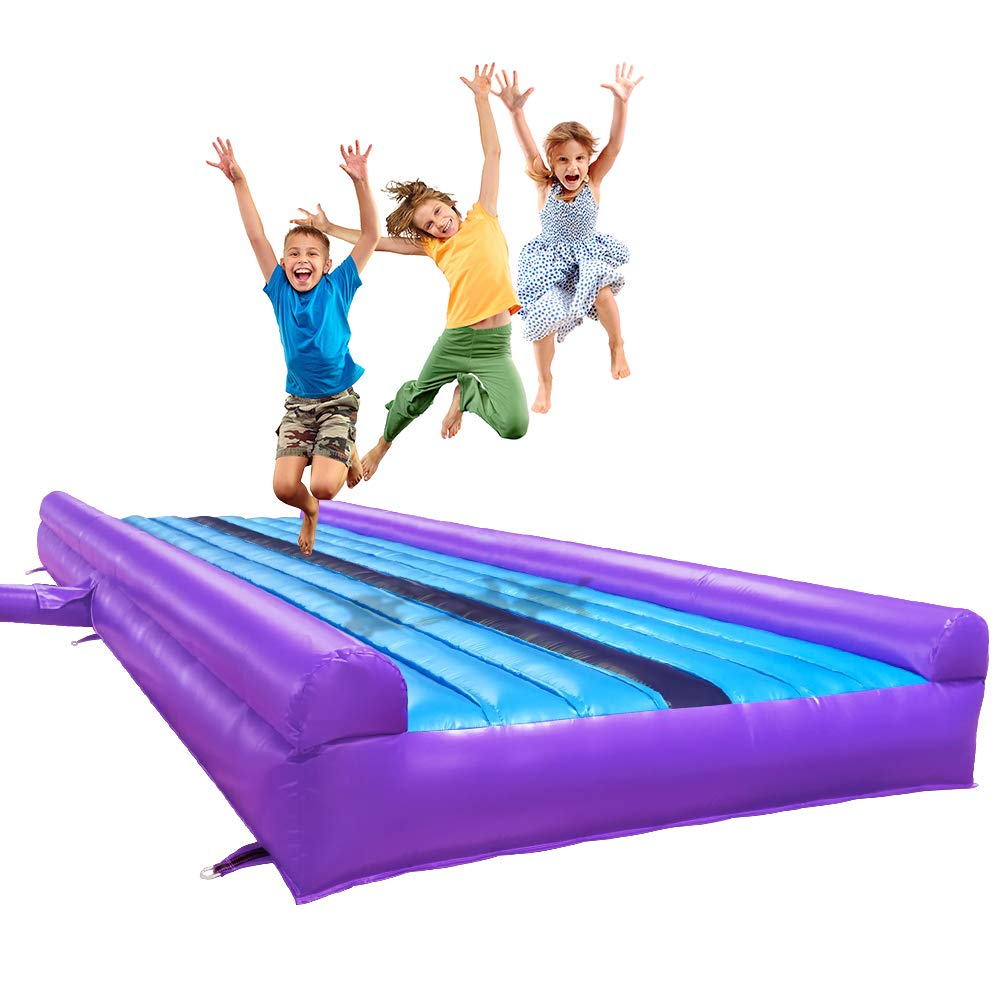Inflatable Tumble Track for Gymnastics Training - Portable Gymnastics Equipment for Home & Gym Use - Perfect for Kids & Adults Tumbling Practice