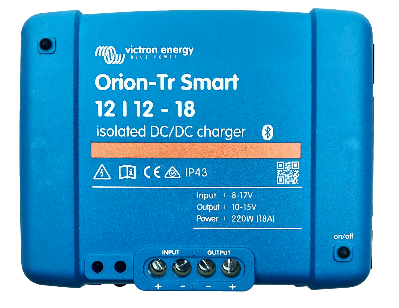 Victron Energy Orion Tr Smart 12/12-18A (220W) Isolated DC-DC Charger - Perfect for RVs, Boats & Off-Grid Solar Systems
