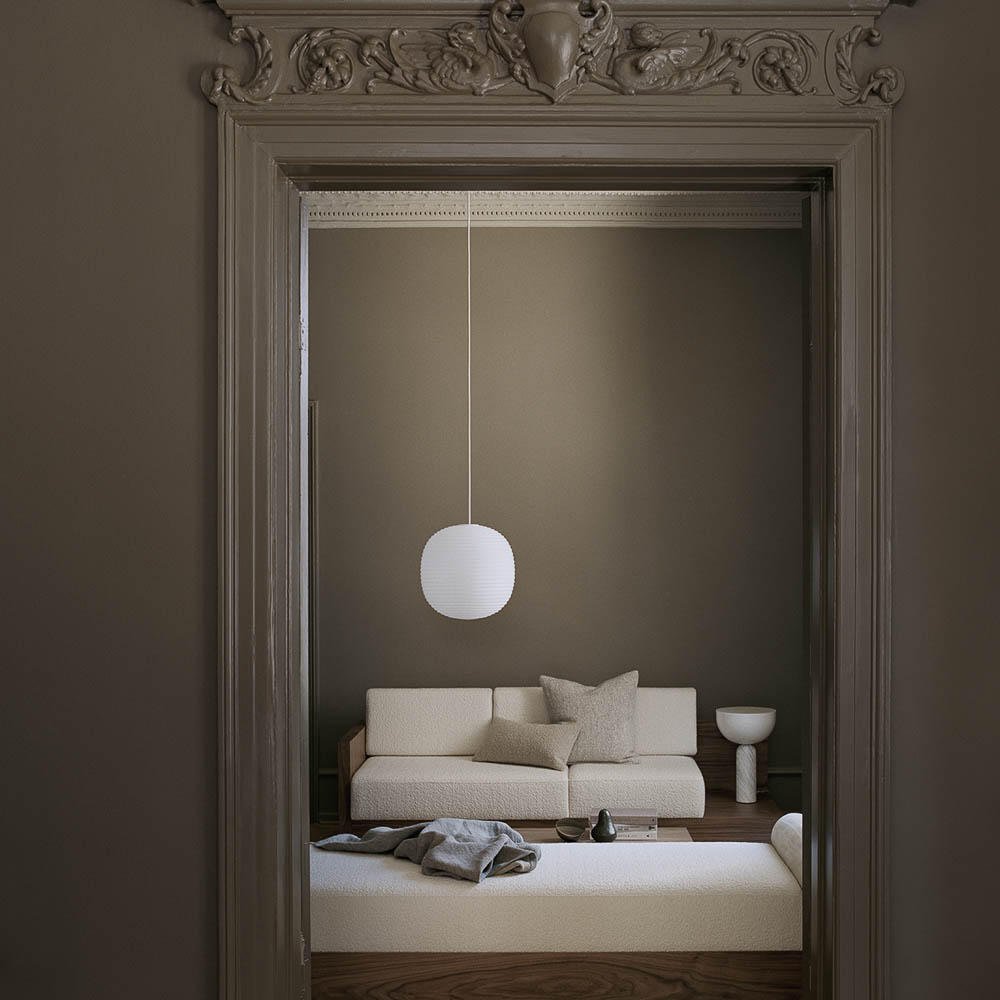 NEW WORKS Lantern Pendant Light - 3 Sizes (Small/Medium/Large) for Bedroom, Living Room & Outdoor Decor