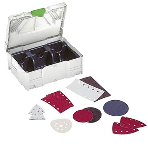 Festool 497686 T-LOC Systainer Storage Case for DTS 400 Sanding Abrasives - Perfect for Woodworking, DIY Projects & Professional Workshop Organization