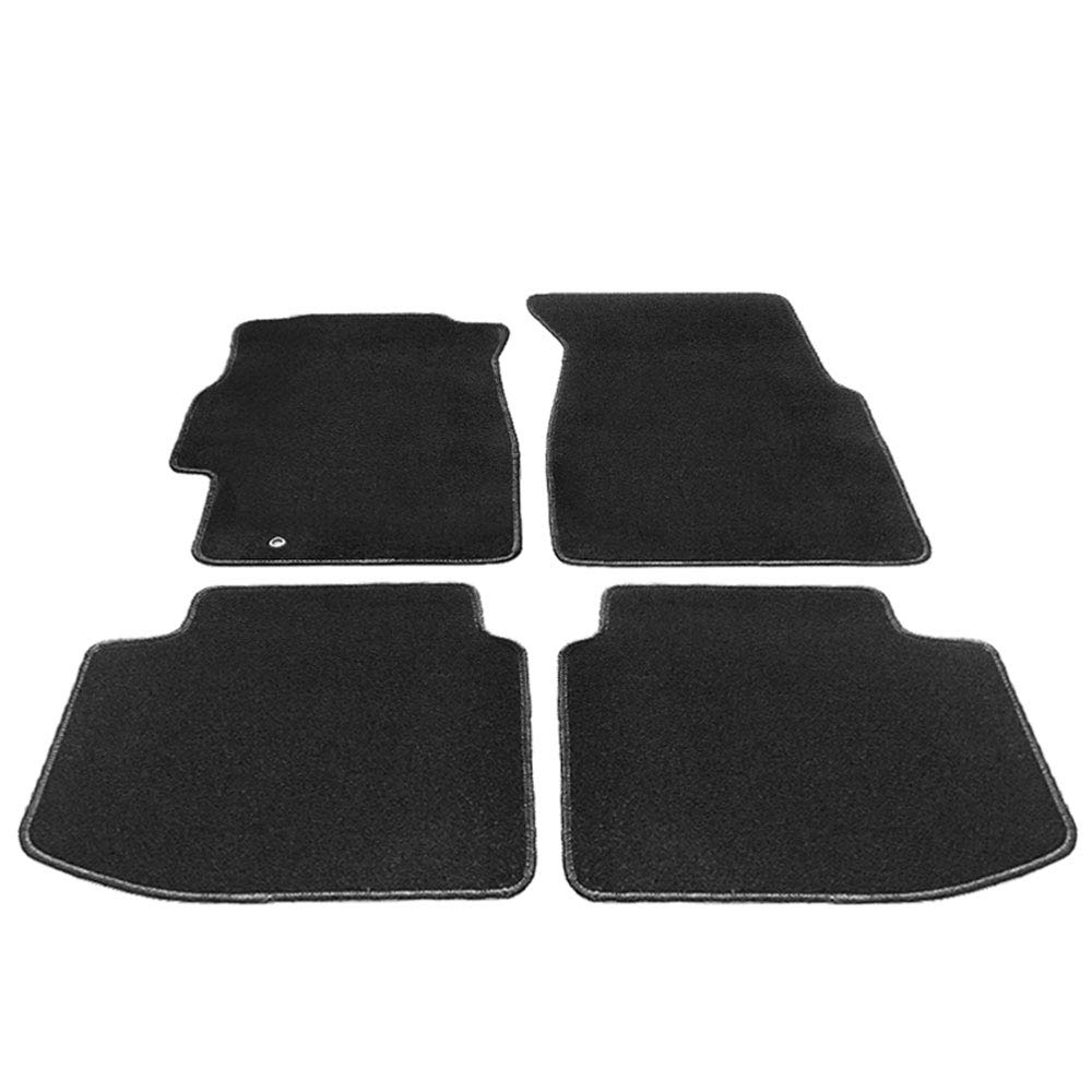 FREEMOTOR802® Premium Nylon Car Floor Mats for 1996-2000 Honda Civic - Non-Slip Custom Fit All-Weather Protection (Black, 4-Piece Set) | Perfect for Daily Commuting, Road Trips & Winter Driving