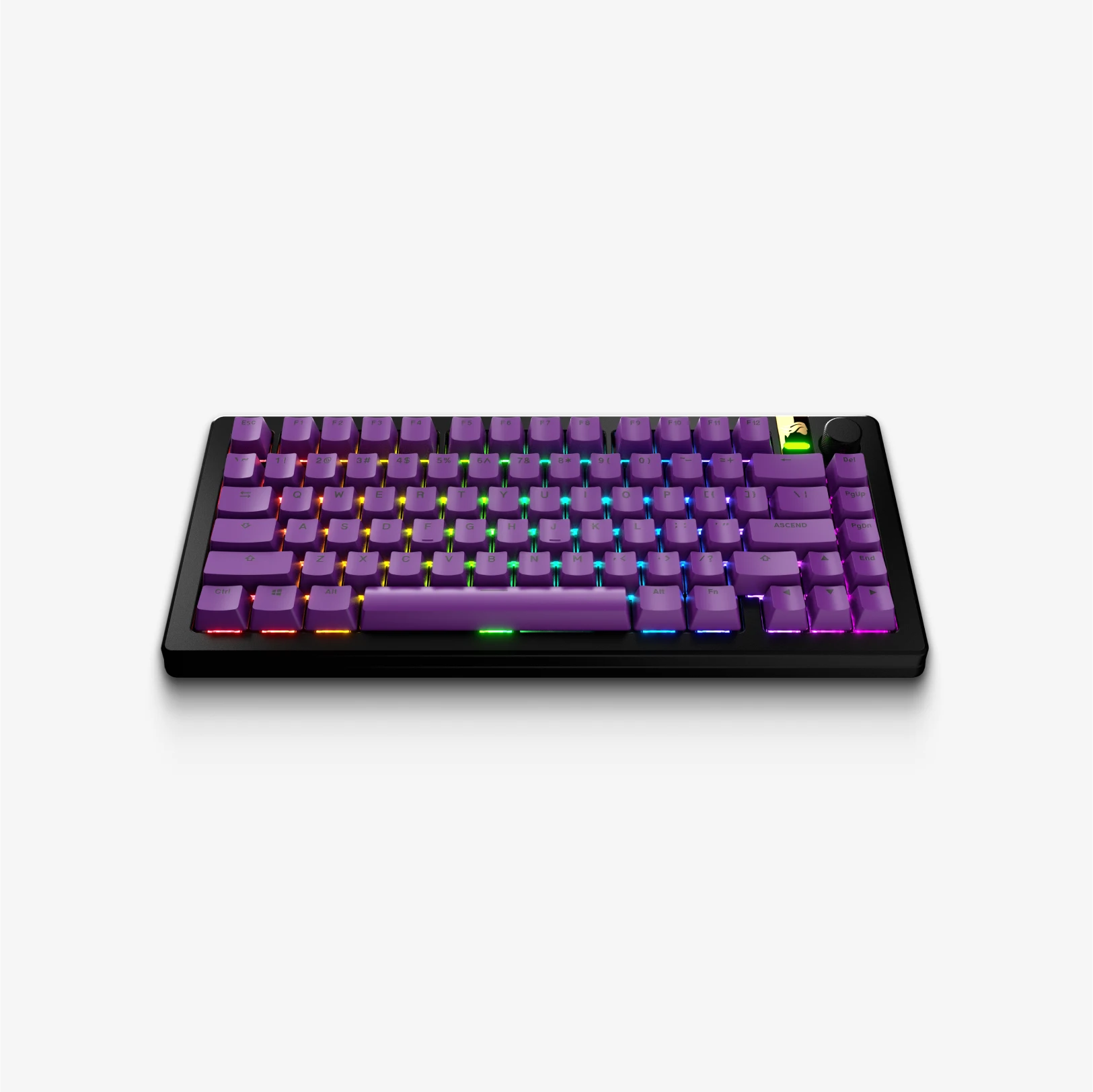Epic Purple PBT Keycaps for Mechanical Keyboards - Durable & Colorful Gaming & Typing Keycaps for PC, Mac, Custom Builds (Office, Gaming, Programming)