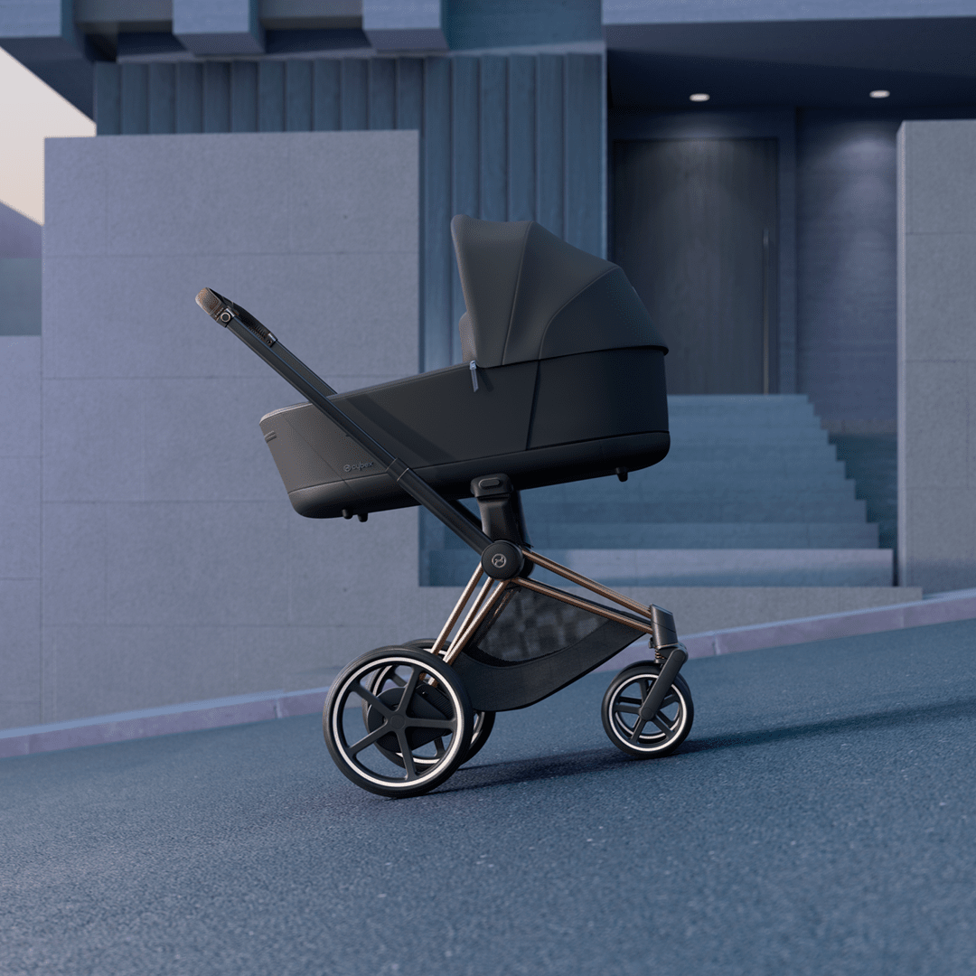 Cybex e-Priam2 Electric Stroller - Lightweight Foldable Baby Stroller with Reclining Seat & All-Terrain Wheels | Perfect for City Walks, Shopping & Travel