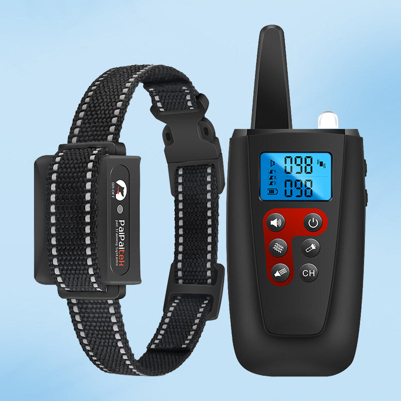 PD 526V Remote Training Collar for Dogs - No Shock, Vibration & Beep Modes - Waterproof & Long Range - Perfect for Obedience Training & Behavior Correction