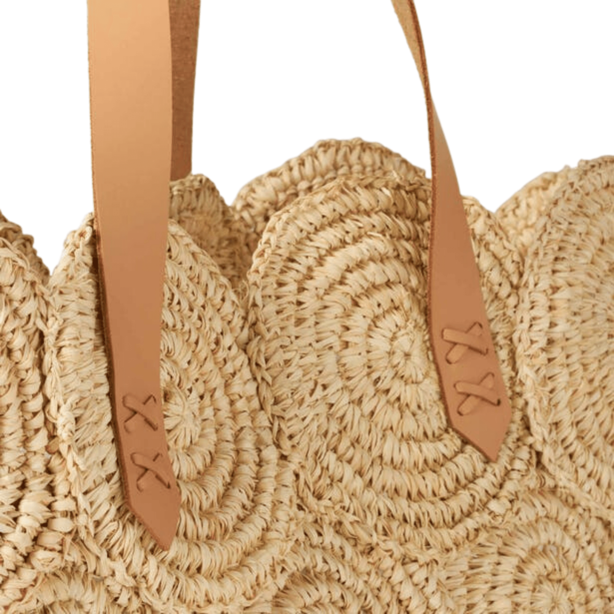 Blair Woven Raffia Beach Bag - Stylish Straw Tote for Women, Summer Vacation, Pool Party & Outdoor Travel Accessories