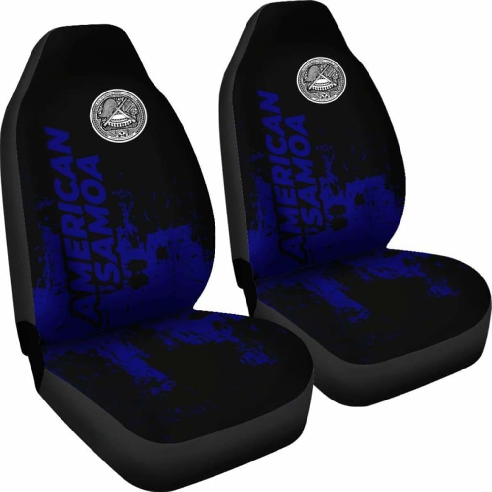 Premium American Samoa Car Seat Covers - Smudge Style 105905 - Waterproof & Durable Protection for Cars, SUVs & Trucks - Perfect for Road Trips, Daily Commutes & Outdoor Adventures