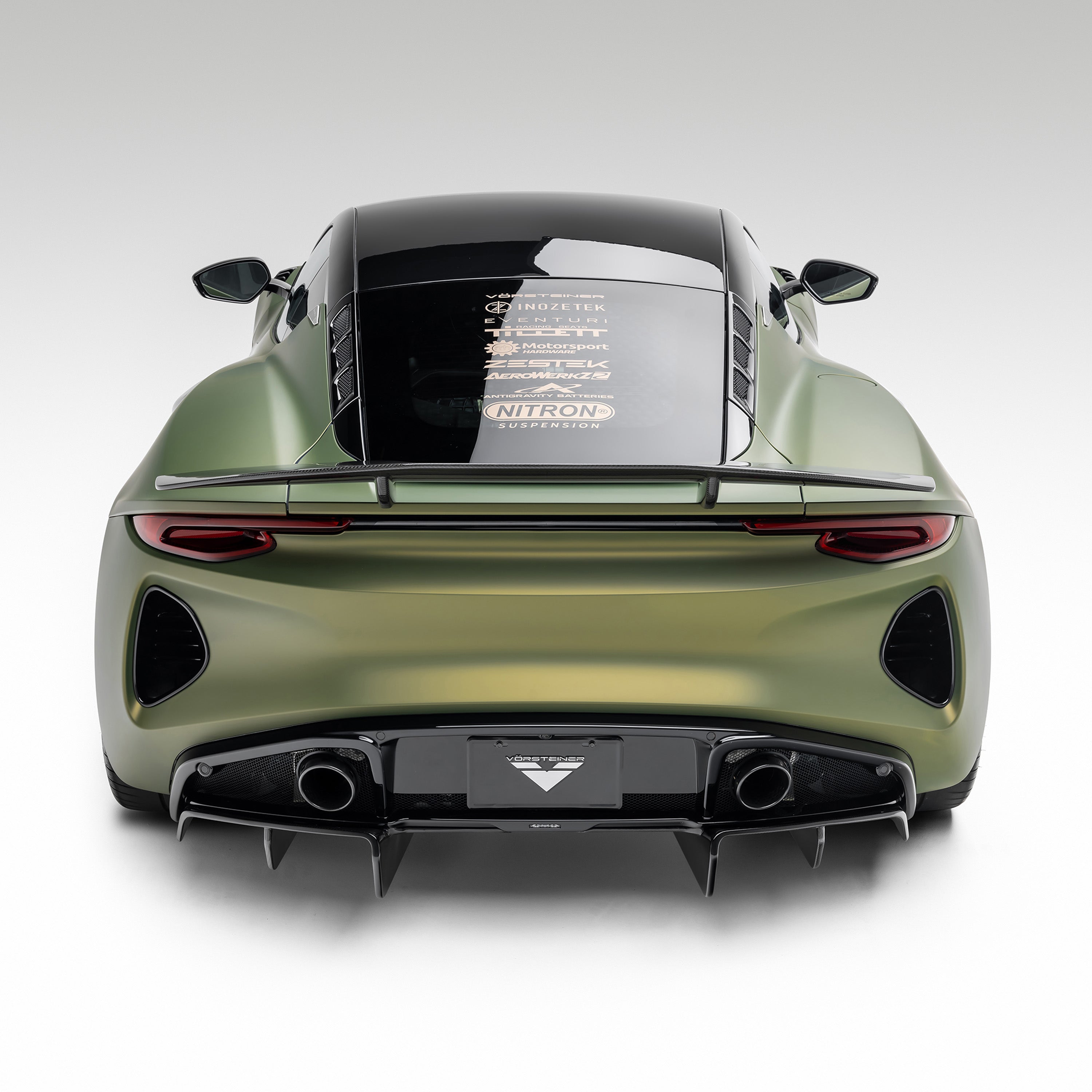 LR 52 Rear Diffuser for Cars - High Performance Carbon Fiber Rear Diffuser - Perfect for Sports Cars & Tuner Vehicles - Enhance Aerodynamics & Style