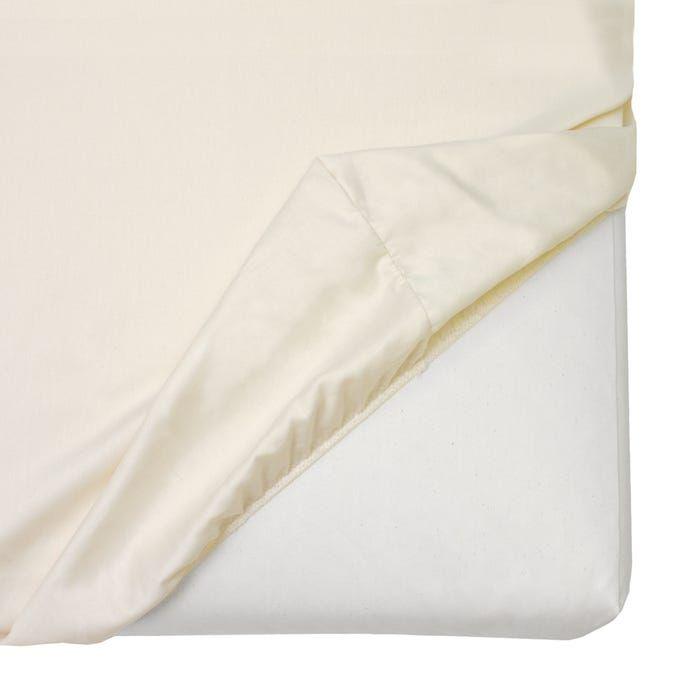 Organic Cotton Crib Fitted Sheet by Naturepedic - Breathable, Hypoallergenic Baby Crib Sheet for Safe & Comfortable Sleep - Perfect for Nursery, Daycare & Travel