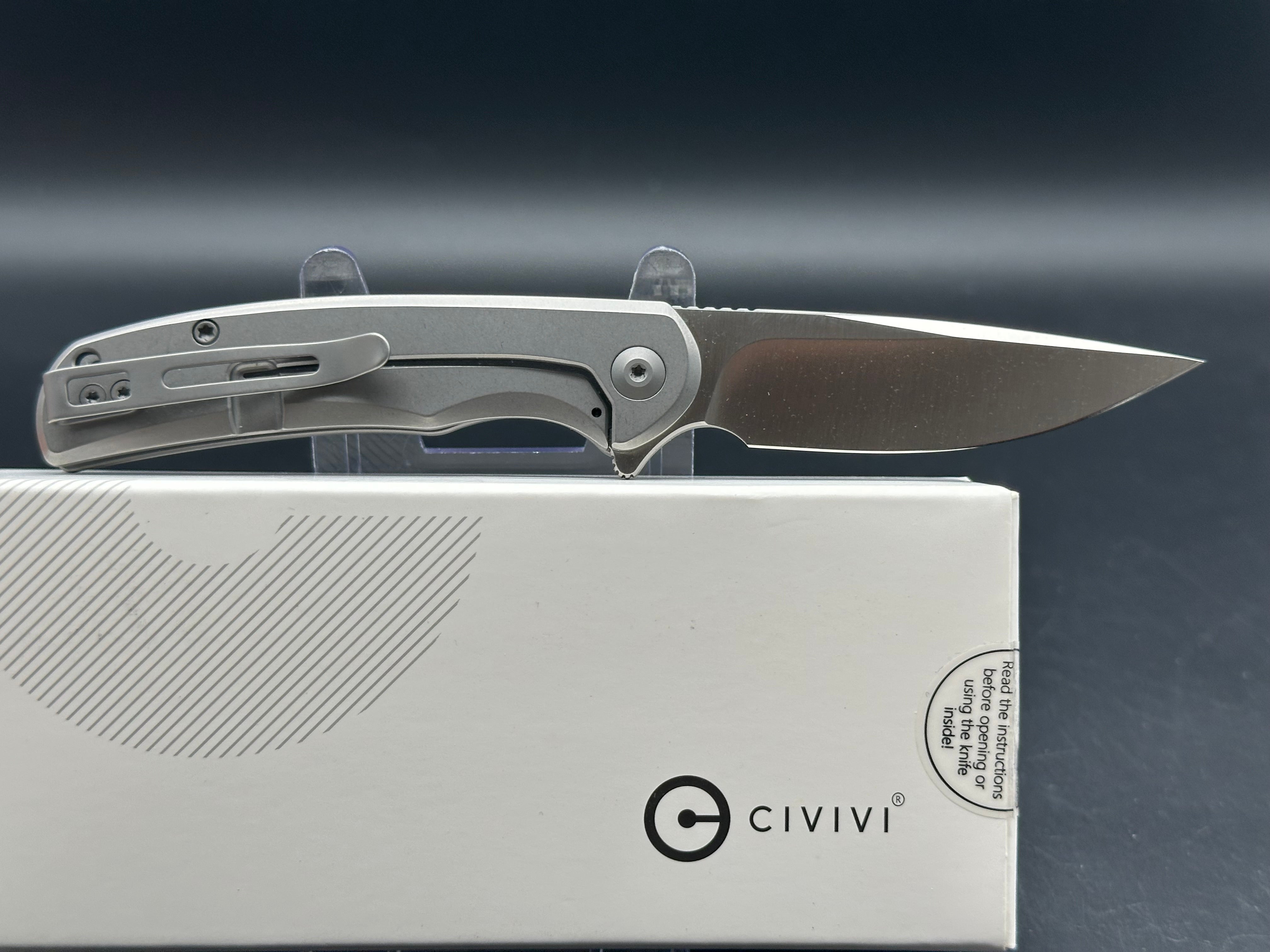 CIVIVI NOx Flipper Knife - Premium Stainless Steel Handle with 2.97