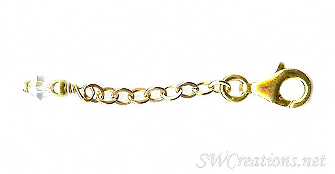 Gold Glacier Icicle Bracelet Extender Chain - Adjustable Jewelry Extension for Bracelets & Watches | Perfect for Layering, Gifting & Special Occasions